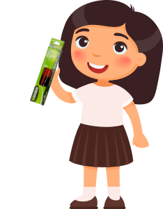 Alumna con producto