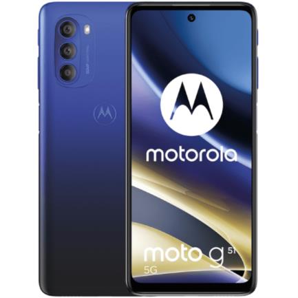 Smartphone Motorola G51 6.78" 128GB/4GB Cámara 50MP+8MP+2MP/13MP Snapdragon Android 11 Color Azul