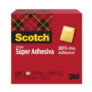 Cinta 3M Scotch Super Adhesiva 19mmx25.4m Caja - 70007064606