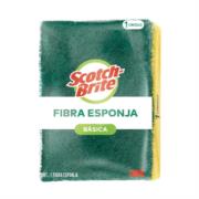 Mi Fibra Esponja 3M Scotch Brite Mediana Paq C/12 UU004637128 - Código: UU004637128 | Compra en Guadalajara