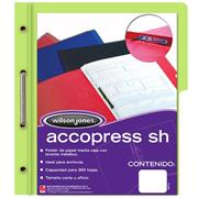 CARPETA ACCO PRESS MC P4557 CARTA VERDE CLARO C/10 - P4558