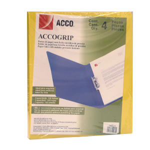 CARPETA ACCO GRIP T3 SH-964 CARTA AMARILLO C/4 P0964 - Código: P0964 | Compra en Guadalajara