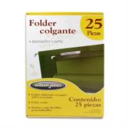 Folder Colgante Acco Wilson Jones Carta Color Verde Tradicional Caja C/25 Pzas P3636 - Código: P3636 | Compra en Guadalajara