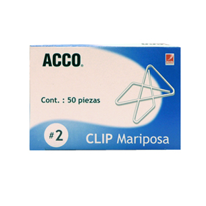 CLIP ACCO GIGANTE No.2 INOXIDABLE 50CLIPS P1720 - Código: P1720 | Compra en Guadalajara