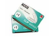 CLIP ACCO GOTICO No.1 CAJA C/100 CLIPS - P1680