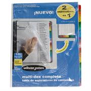 SEPARADOR ACCO 447 MULTIDEX BASIC 31 DIVISIONES P0447 - Código: P0447 | Compra en Guadalajara