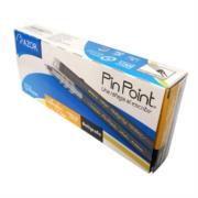 Boligrafo Azor Pin Point UltraFino Redondo Punta Aguja Fina 0.5 mm Color Negro C/12 6840NE - Código: 6840NE | Compra en Guadalajara