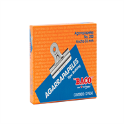 AGARRAPAPEL BACO BULL-DOG No.200 AZUL 55MM C/12 BR002 - Código: BR002 | Compra en Guadalajara