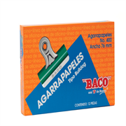 AGARRAPAPEL BACO BULL-DOG No.400 VERDE 76MM C/12 BR004 - Código: BR004 | Compra en Guadalajara