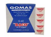 BORRADOR BACO BLANCO P/LAPIZ CHICO C/60 BORRADORES GM001 - Código: GM001 | Compra en Guadalajara