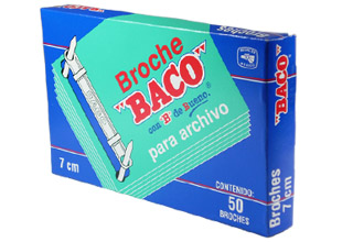 BROCHE BACO ARCHIVO 7 CMS C/50 - BB003