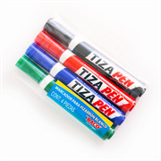 MARCADOR BACO PLASTICO P/PIZARRON ESTUCHE C/4 MR037 - Código: MR037 | Compra en Guadalajara