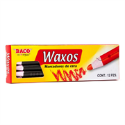 MARCADOR BACO CERA NEGRO C/12 MR139 - Código: MR139 | Compra en Guadalajara
