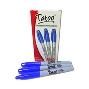 Marcador Baco Tatoo Permanente Punto Fino Color Azul C/10 Pzas MR098 - Código: MR098 | Compra en Guadalajara