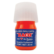PINTURA BACO P/CARTEL 20ML ROJO 54-A C/10 PN005 - Código: PN005 | Compra en Guadalajara