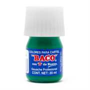 PINTURA BACO P/CARTEL 20ML VERDE ESMERALDA 63 CAJA/10 PN015 - Código: PN015 | Compra en Guadalajara