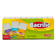 PINTURA BACO ACRÍLICA AMARILLO LIMÓN 15ML C/10 PN058 - Código: PN058 | Compra en Guadalajara