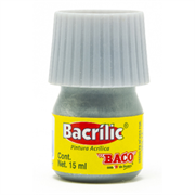PINTURA BACO ACRÍLICA PLATA 15ML C/10 PN082 - Código: PN082 | Compra en Guadalajara