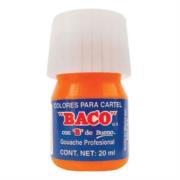 Pintura Baco para Cartel 20ml Color Naranja C/10 Pzas PN004 - Código: PN004 | Compra en Guadalajara