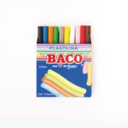 PLASTILINA FLUORECENTE BACO CAJA C/10 BARRITAS PL101 - Código: PL101 | Compra en Guadalajara