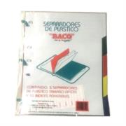 Separador Baco Plástico 5 Divisiones Oficio Colores CV092 - Código: CV092 | Compra en Guadalajara