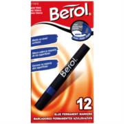 MARCADOR BEROL PERMANENTE AZUL C/12 11941 - Código: 11941 | Compra en Guadalajara