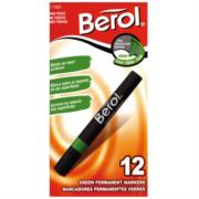 MARCADOR BEROL PERMANENTE VERDE C/12 11943 - Código: 11943 | Compra en Guadalajara