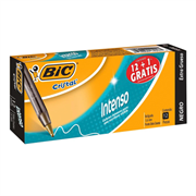 BOLÍGRAFO BIC CRISTAL INTENSO 1.6 MM NEGRO C/12 - 939687