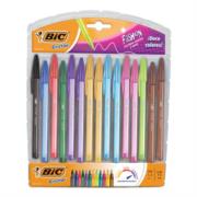 BOLIGRAFO BIC CRISTAL FASHION SURTIDOS C/15 1.2MM - 943498