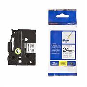 Cinta Brother TZEFX251 Laminada Flexible Texto Negro Fondo Blanco 24mmx8m TZEFX251 - Código: TZEFX251 | Compra en Guadalajara
