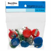 Porta Gafete Barrilito Retráctil Tipo Yo-Yo Bolsa C/12 Pzas CAI504 - Código: CAI504 | Compra en Guadalajara