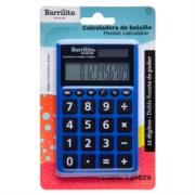 Calculadora Barrilito Bolsillo 12 Digitos Doble Fuente Poder 8046CBB - Código: 8046CBB | Compra en Guadalajara