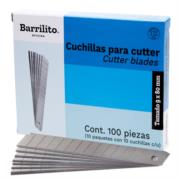 Cuchillas Barrilito Repuesto Mediana Caja C/10 Tubos 1403 - Código: 1403 | Compra en Guadalajara