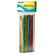Barras de Silicón Barrilito 7mm Diamantina Bolsa C/12 Pzas BS7D - Código: BS7D | Compra en Guadalajara