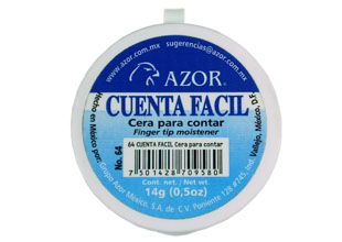 CERA AZOR CUENTA FACIL ANTIDERRAPANTE 14GR 64 (CERA AZOR) - Código: 64 (CERA AZOR) | Compra en Guadalajara