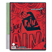 CUADERNO ESTRELLA PROFESIONAL 3 MATERIAS RAYA 180 HOJAS 472 - Código: 472 | Compra en Guadalajara