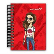Libreta ESTRELLA 1/8 Espiral Doble WIRE-O Pasta Dura Raya 80 Hojas 560 - Código: 560 | Compra en Guadalajara