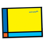 LIBRETA ESTRELLA 1/4 PASTA DURA ITALIANA RAYA 144 HJS 0065 - Código: 0065 | Compra en Guadalajara