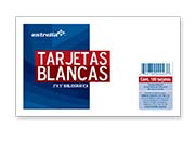 TARJETA ESTRELLA BIBLIOGRAFICA 3X5 BLANCA C/100 43 - Código: 43 | Compra en Guadalajara