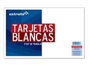 TARJETA ESTRELLA TRABAJO 5X8 BLANCA C/100 47 - Código: 47 | Compra en Guadalajara