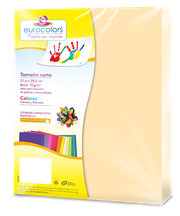 PAPEL CORTADO EUROCOLORS CARTA CREMA C/100 EC0092 - Código: EC0092 | Compra en Guadalajara