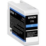 Epson 770 - 25 ml - cián - original - cartucho de tinta - para SureColor P700 - T770220