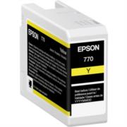 Epson 770 - 25 ml - amarillo - original - cartucho de tinta - para SureColor P700 - T770420