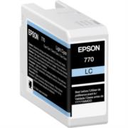 Epson 770 - 25 ml - cián claro - original - cartucho de tinta - para SureColor P700 - T770520