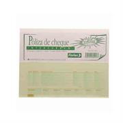 POLIZA DE CHEQUES INTERCARBON ½ OFICIO 25 JGS ER0148 - Código: ER0148 | Compra en Guadalajara