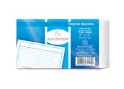 TARJETA EUROFORMAS BIBLIOGRAFICA RAYADA 3X5 C/100 TI0004 - Código: TI0004 | Compra en Guadalajara