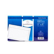 Tarjeta Euroformas Bibliográfica Rayada 5x8 C/100 TI0006 - Código: TI0006 | Compra en Guadalajara