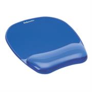 Mouse Pad Fellowes con Reposamuñecas de Gel Crystal Color Azul 91141 - Código: 91141 | Compra en Guadalajara