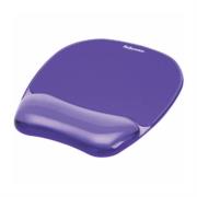 Mouse Pad Fellowes con Reposamuñecas de Gel Crystal Color Violeta 91441 - Código: 91441 | Compra en Guadalajara