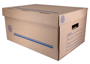 CAJA GEO ARCHIVO CARTON OFICIO 50X35X25 CM C/20 - 005 (CAJA GEO OFICIO)